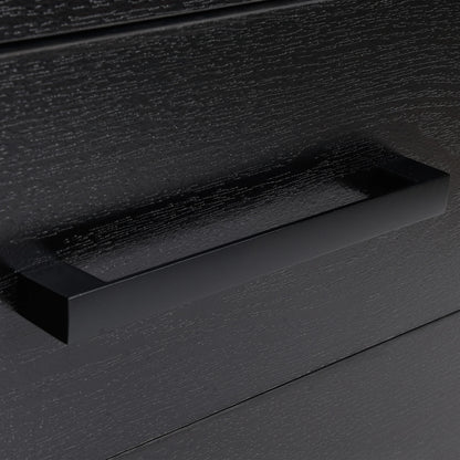 Lockable 3 Drawer Vertical File Cabinet, Hanging Bars, Letter and A4 Size, Black Office Cabinets & Cupboards at Gallery Canada