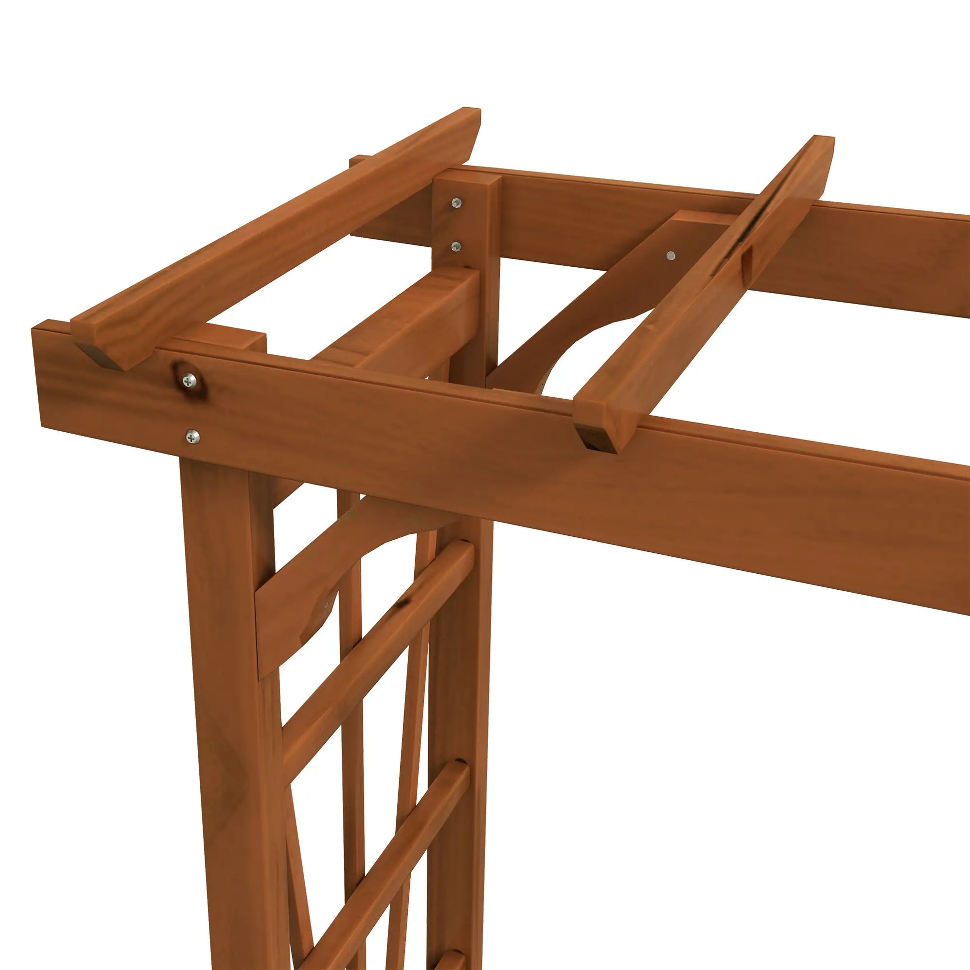 Wooden Patio Bench, Outdoor Bench for Plants, Brown Outdoor Benches at Gallery Canada