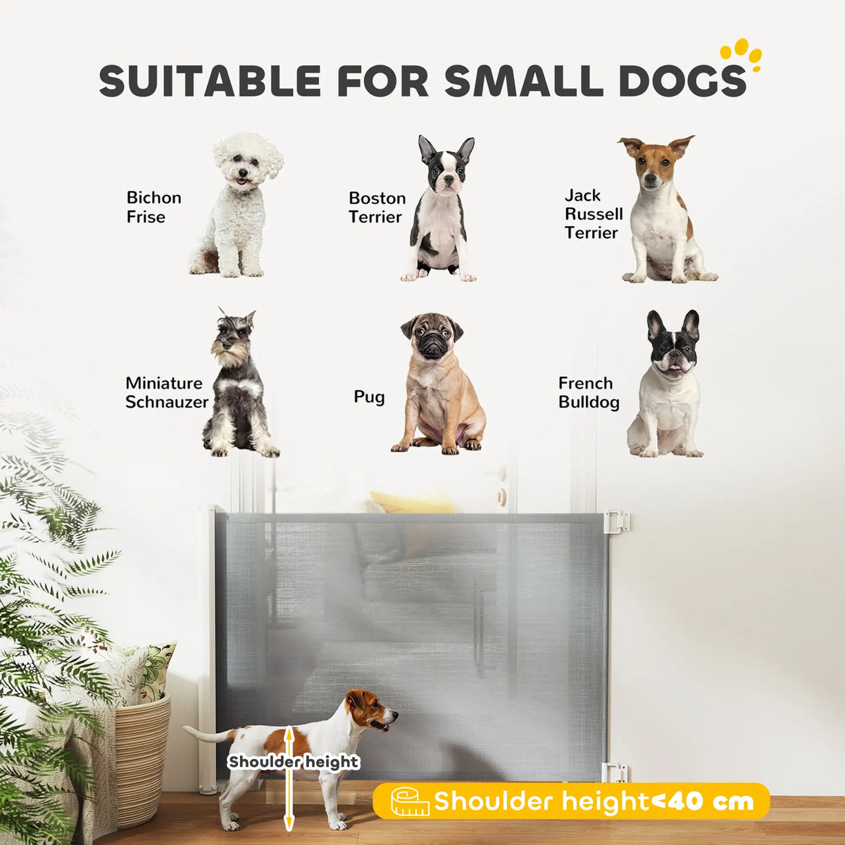 Retractable Pet Safety Gate, Flexible for Stairways Doorways, Grey Houses, Kennels & Pens at Gallery Canada