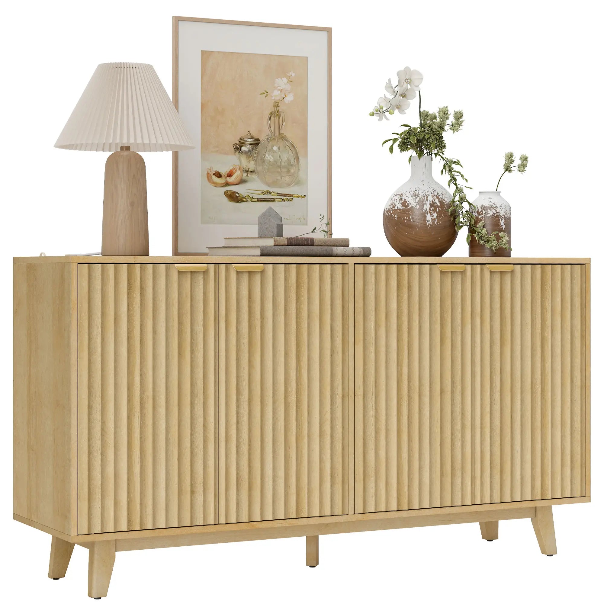 Fluted Sideboard Buffet, 55