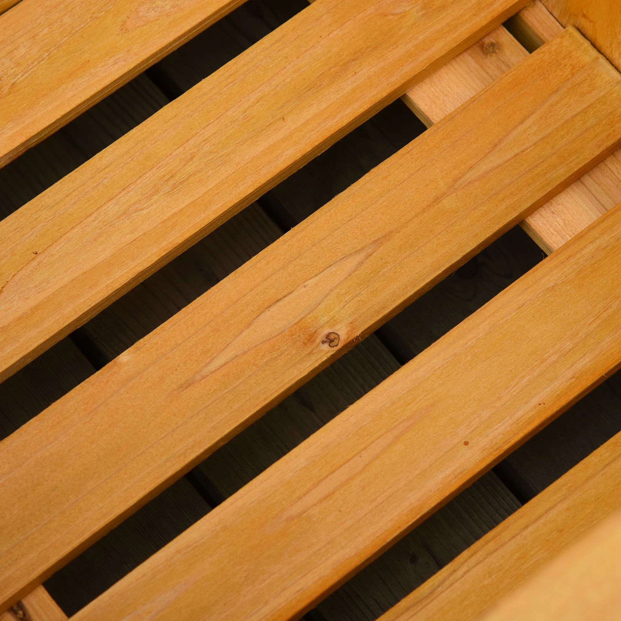 Set of 2 Raised Garden Beds with Trellis, Orange Wooden Planter Boxes at Gallery Canada