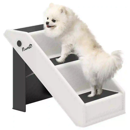 Dog Stairs, 14.5" H, Foldable Pet Ramp, 3 Non-Slip Steps Dog Stairs at Gallery Canada