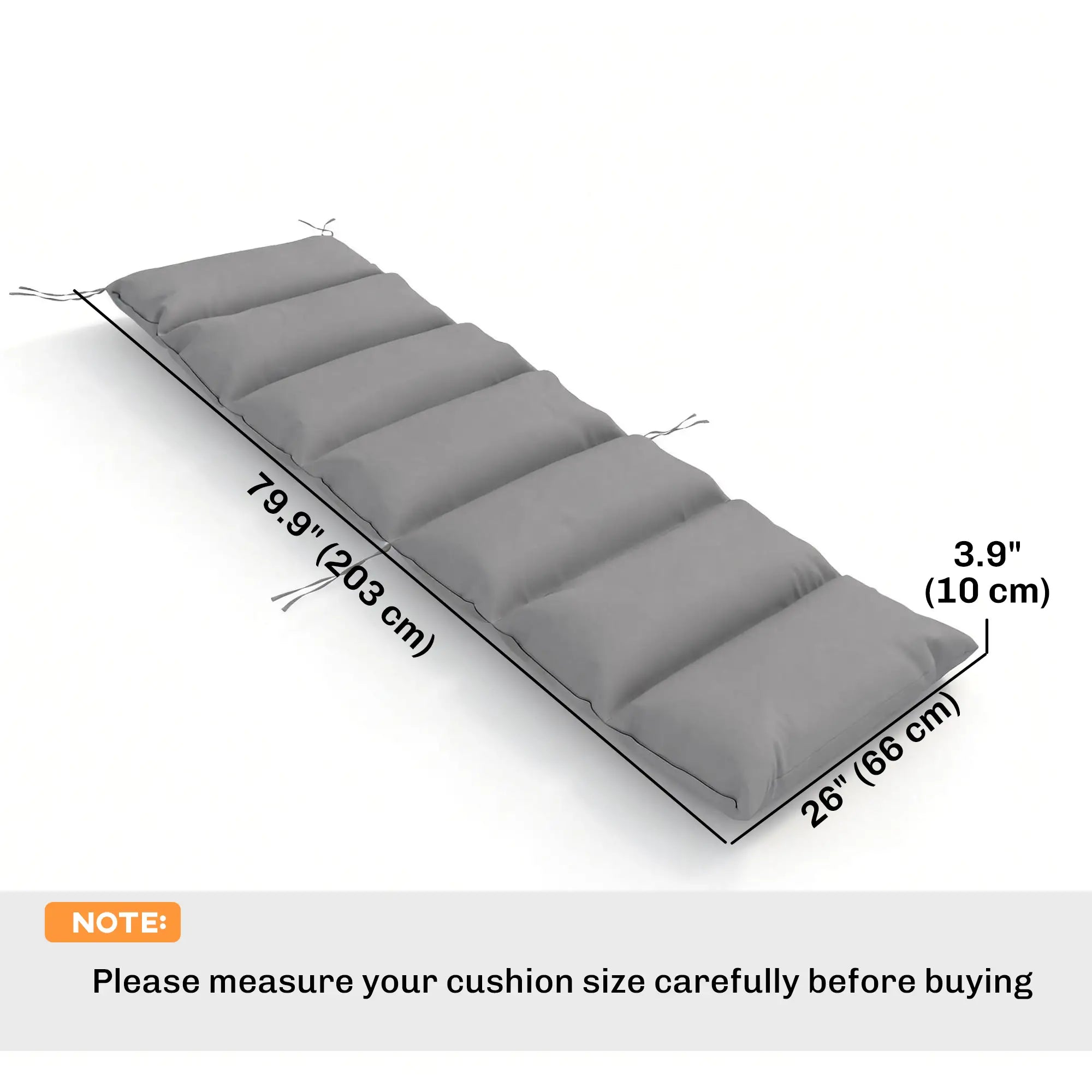 Outdoor Lounge Chair Cushion, Reversible, Zipper, Dark Grey Patio Chair Cushions at Gallery Canada