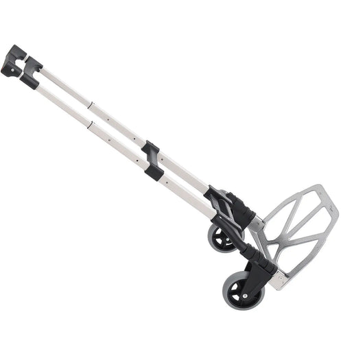 Folding Hand Truck, 2 Wheels, Heavy Duty, 3 Level Handle, 154lbs Capacity, Aluminum