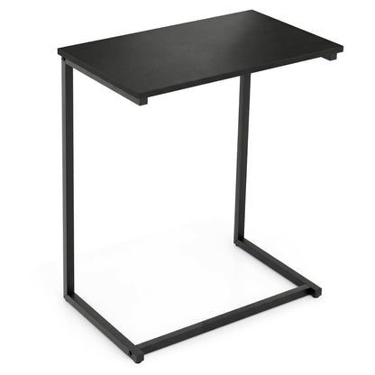 C-Shaped Side Table, Sofa Snack End Table, Black End & Side Tables at Gallery Canada