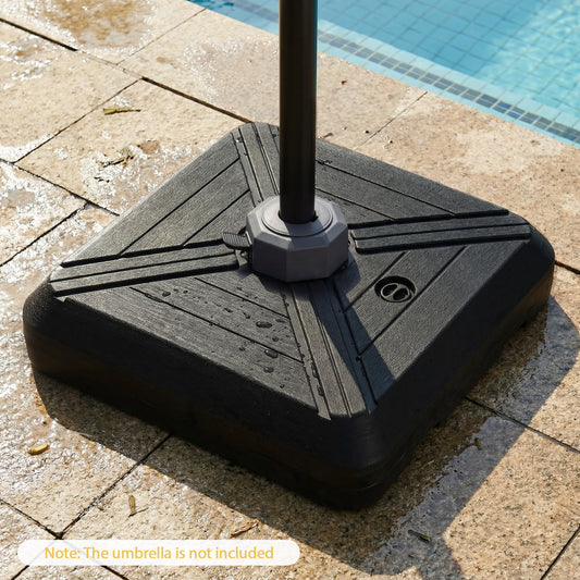 Cantilever Offset Umbrella Base with Wheels for Backyard Poolside Outdoor Umbrella Bases Options at Gallery Canada