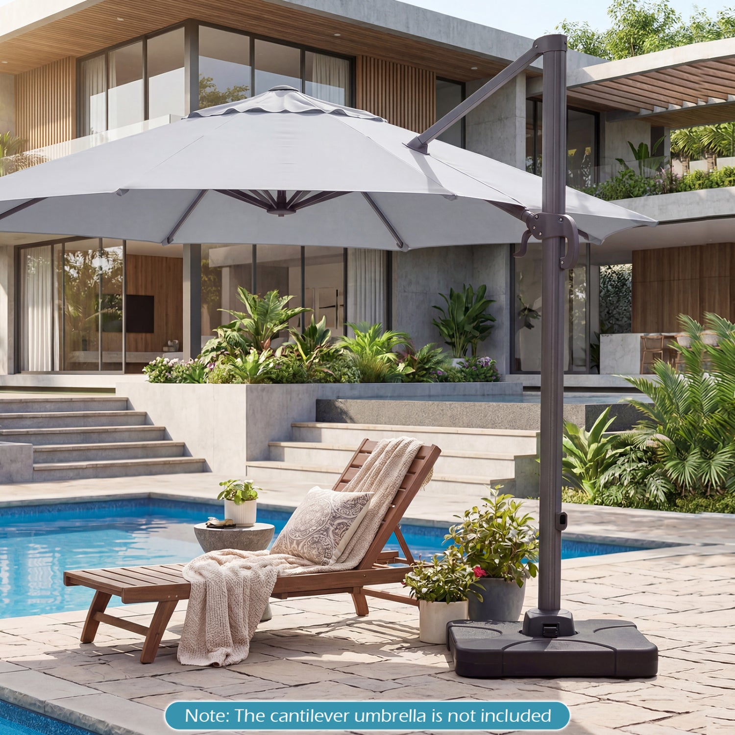 Umbrella Base, 242 Lbs, Water/Sand Fillable Outdoor Umbrella Bases at Gallery Canada