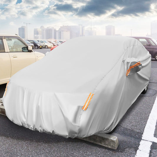 Car Cover for Automobiles 185 Inch Rain Sun UV Protection Universal Fit Sedan Toyota Corolla, Silver Garages Silver at Gallery Canada