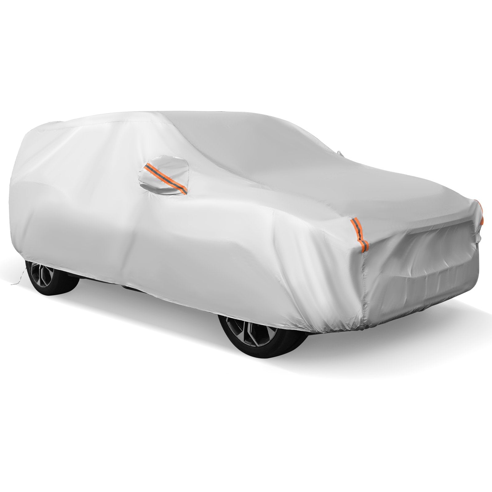 Car Cover for Automobiles 190 Inch Rain Sun UV Protection Universal Fit SUV Chevrolet Hyundai Kia Mazda, Silver Garages at Gallery Canada