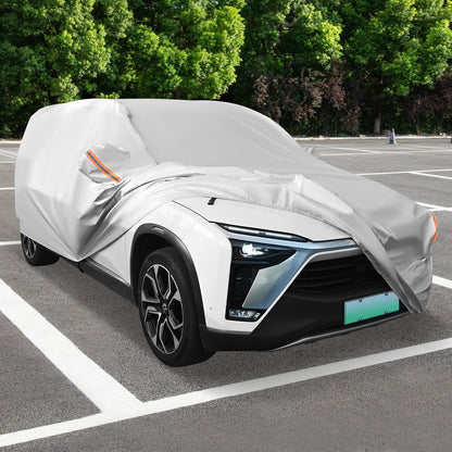 Car Cover for Automobiles 190 Inch Rain Sun UV Protection Universal Fit SUV Chevrolet Hyundai Kia Mazda, Silver Garages at Gallery Canada