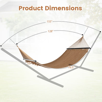 Caribbean Hammock With Spreader Bar, Khaki Hammocks at Gallery Canada