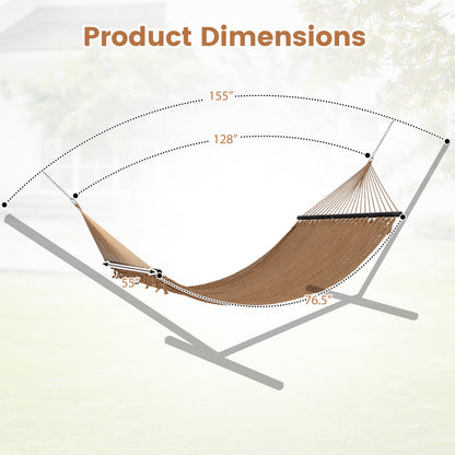 Caribbean Hammock With Spreader Bar, Khaki Hammocks at Gallery Canada