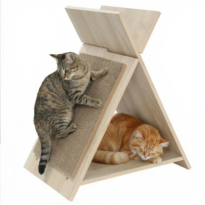 Cat Scratcher for Claw Sharpening and Furniture Protection-NA, Natural