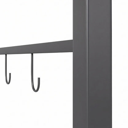 7' x 5' Charcoal Grey Garden Grill Canopy, BBQ Gazebo Tent With Steel Frame, Charcoal Grey BBQ Grill Gazebos at Gallery Canada