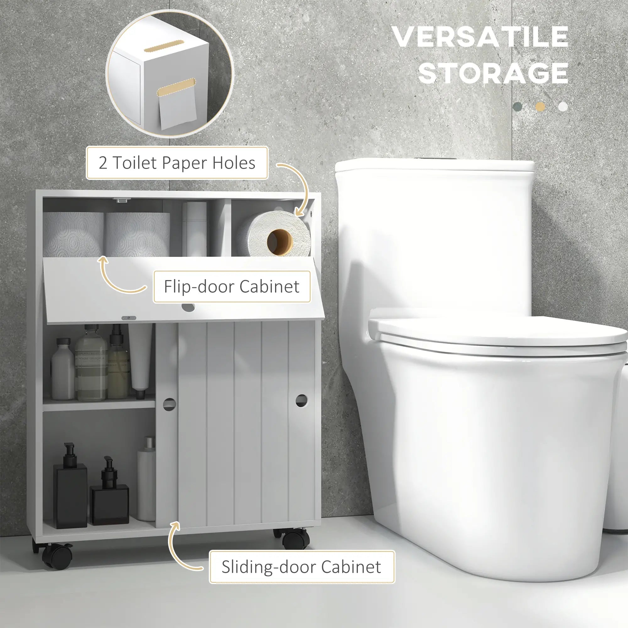 Bathroom Storage Cabinet, 20.5