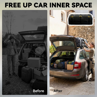 Waterproof Soft-Shell Roof Cargo Carrier, 21 Cubic Feet, Anti-Slip Mat Automotive at Gallery Canada
