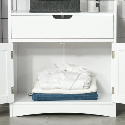 Bathroom Floor Cabinet, Kitchen Cupboard with Shelves, Drawer, White Bathroom Cabinets at Gallery Canada