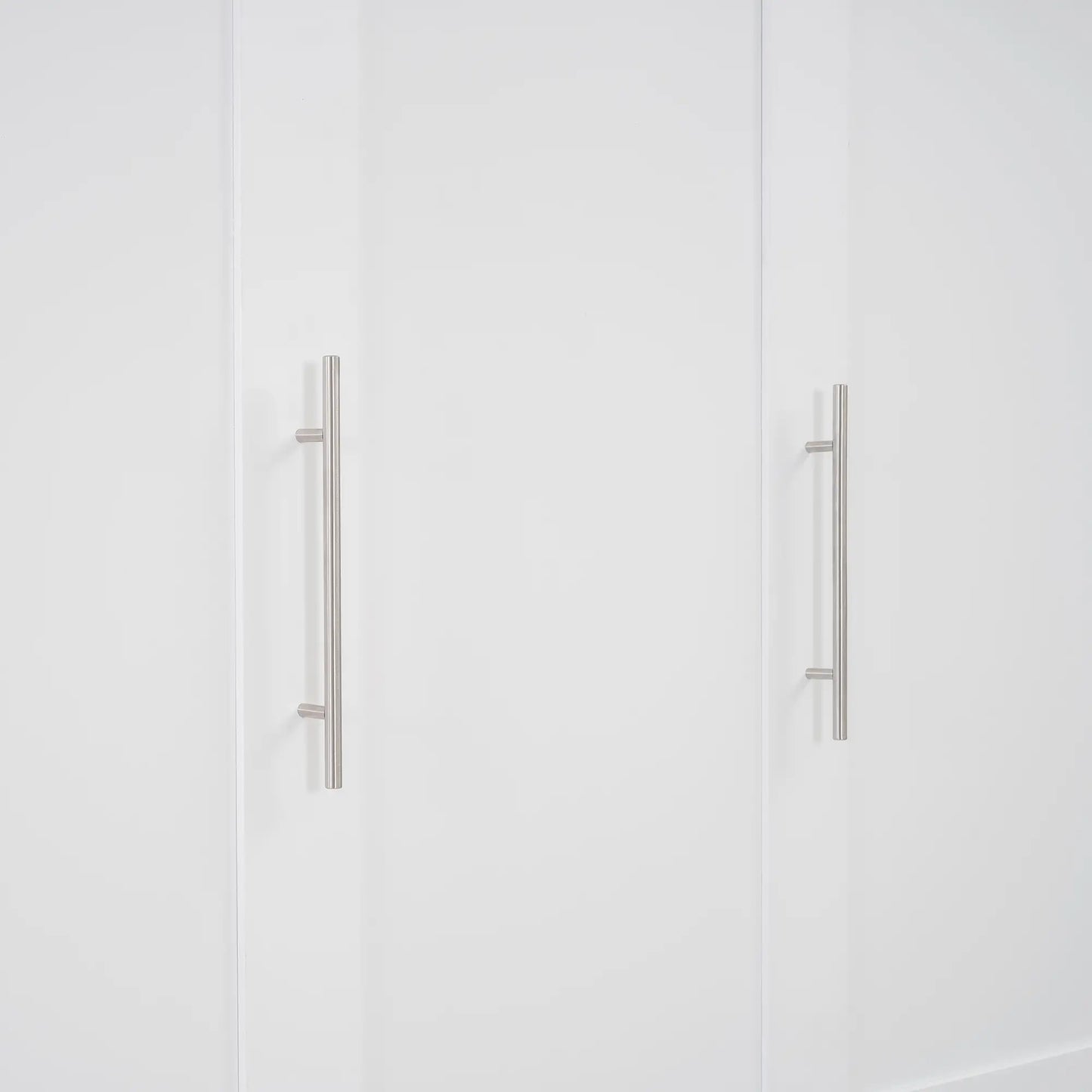 Murphy Bed with Shelves, LED Lights, 91" L x 81" W x 84" H, White Bed Frames at Gallery Canada