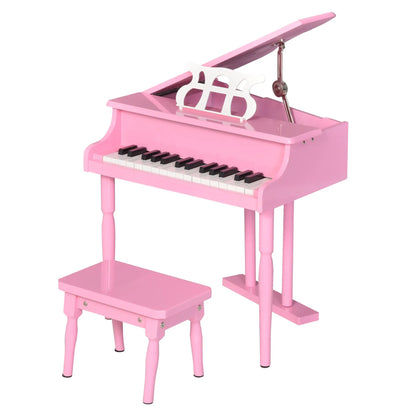 Modern Kids Piano, 30 Keys, Mini Toy with Music Stand, Pink Electronic Musical Pianos at Gallery Canada