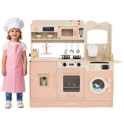 Toy Kitchen Playset With Light And Sound, Pink Play Kitchen Sets at Gallery Canada