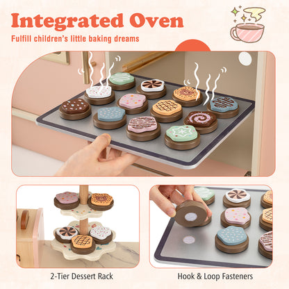 Toy Kitchen Playset With Light And Sound, Pink Play Kitchen Sets at Gallery Canada