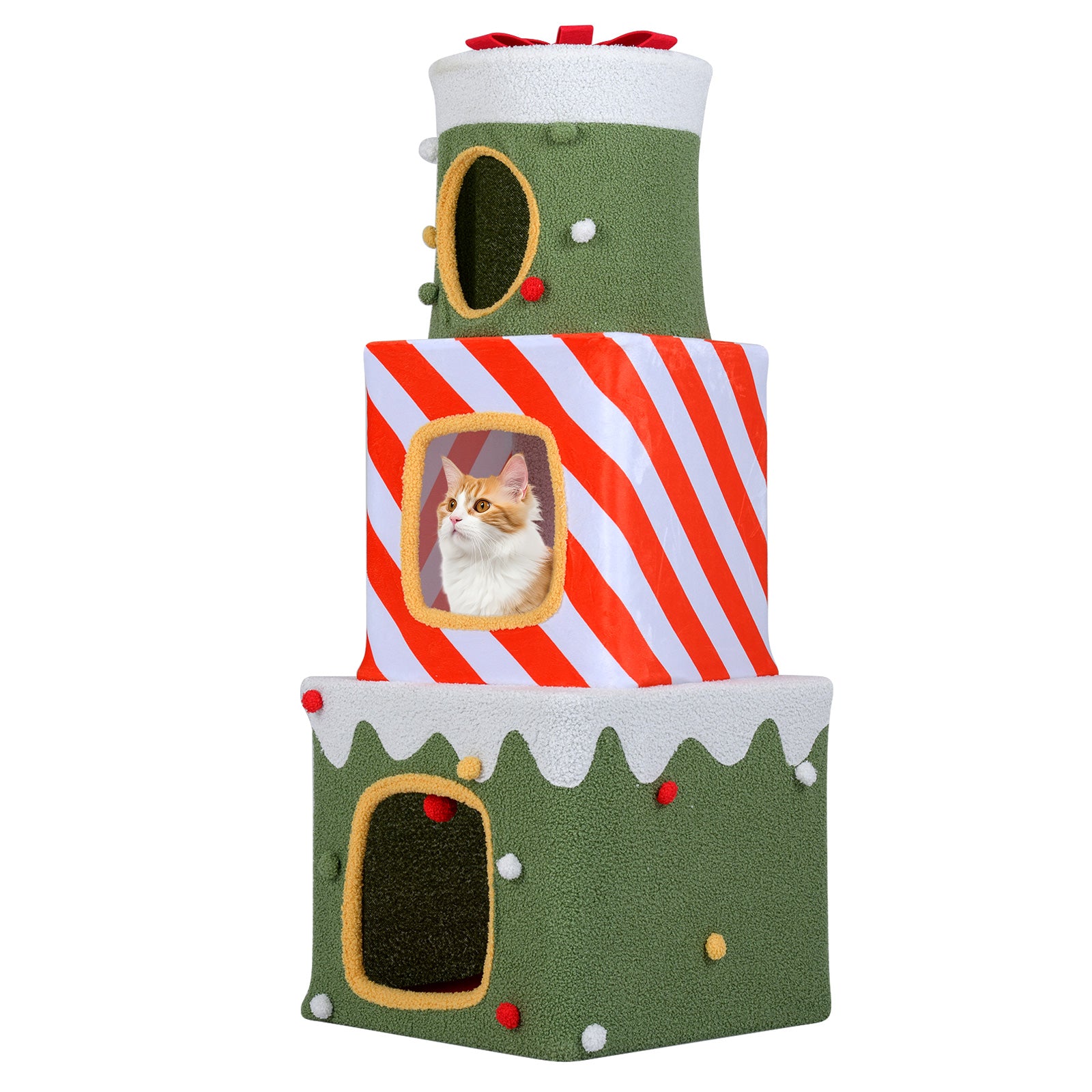 Christmas Cat Tree for Indoor Cats 47