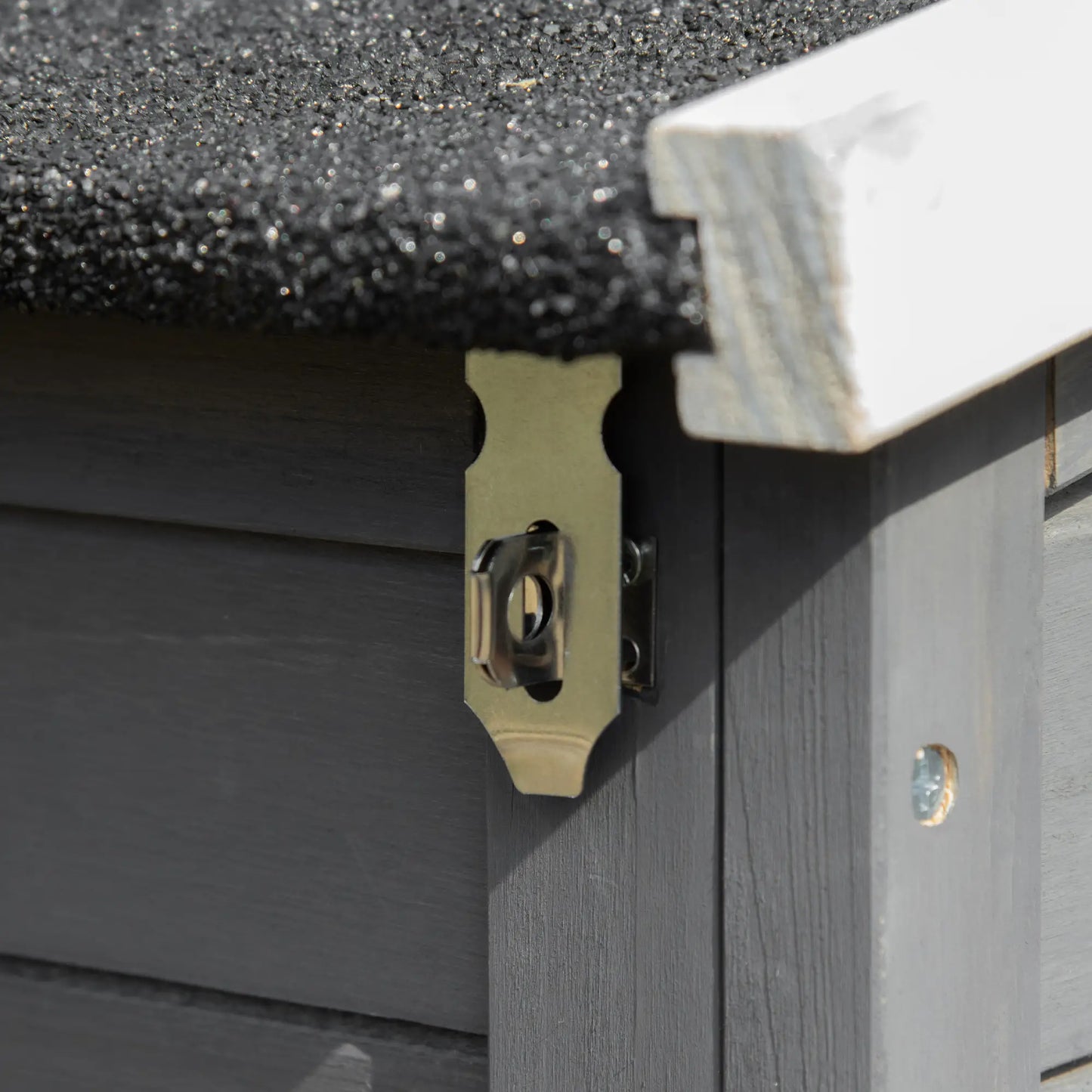 79" Wooden Chicken Coop, Hen House, Poultry Habitat, Grey Chicken Coops at Gallery Canada