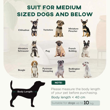 Pet Sofa Dog Couch, Small to Medium, Soft Cushion, Washable Cover, Grey Dog Sofas at Gallery Canada