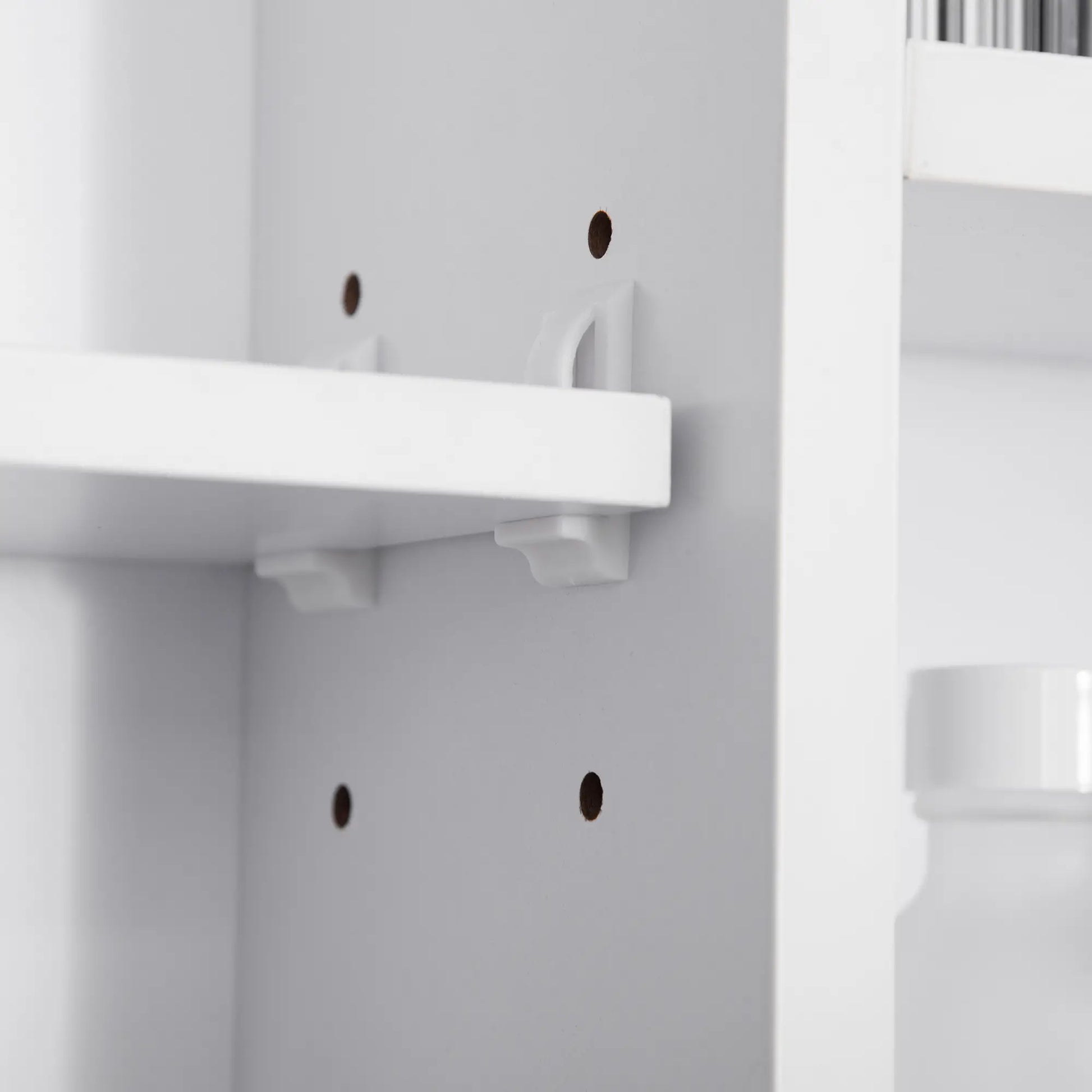 Wall Mounted Medicine Cabinet, 39.25"W x 27.5"H Bathroom Mirror Cabinet with Single Mirrored Door, Shelves and Storage Cupboard, White Mirror Medicine Cabinets at Gallery Canada