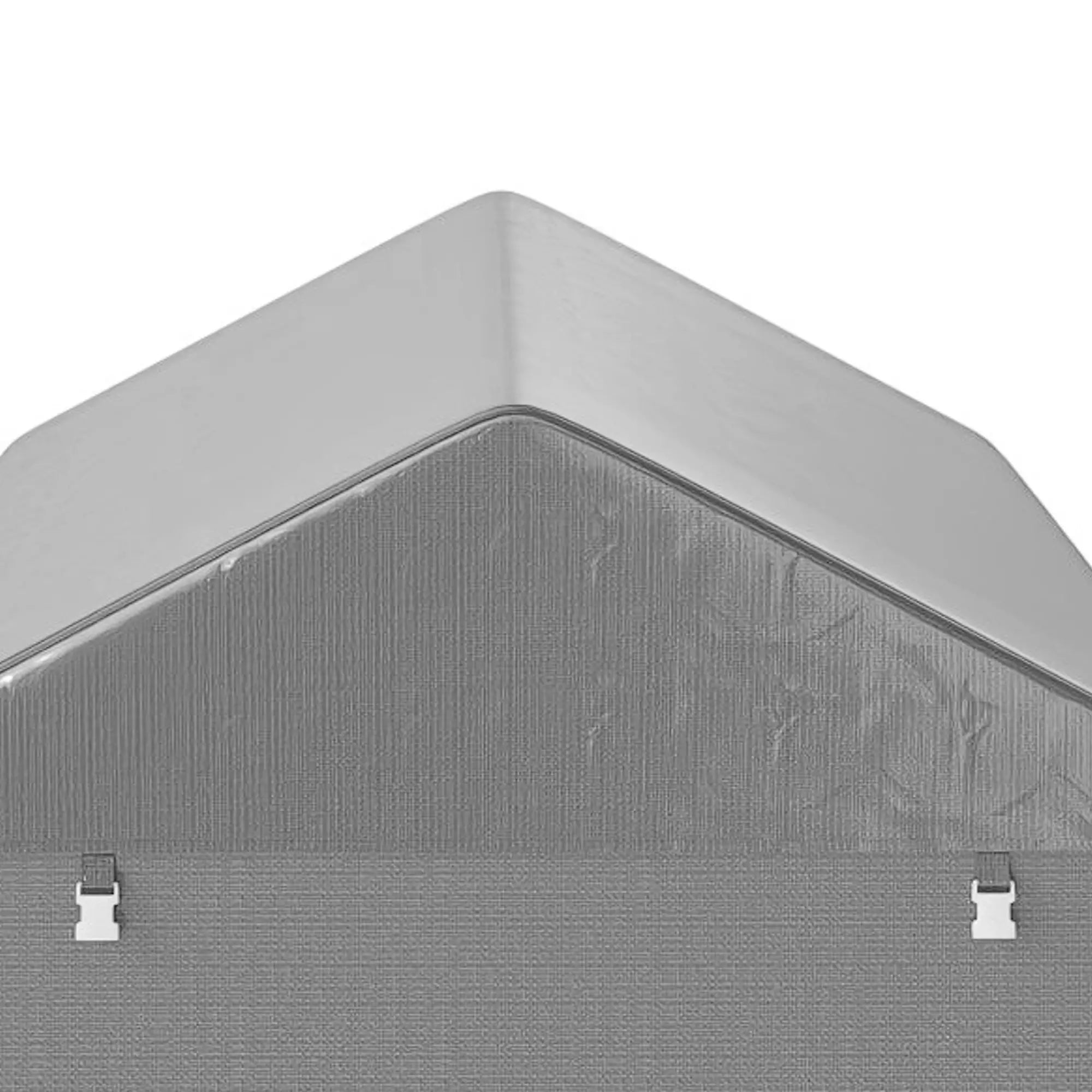 Portable Bicycle Shed, Galvanized Steel Frame, Large Door, Waterproof, Light Grey Sheds at Gallery Canada