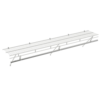 Closet Shelves Wall Mounted with Hanging Rod for Laundry Room Shoe Racks & Storage Benches at Gallery Canada