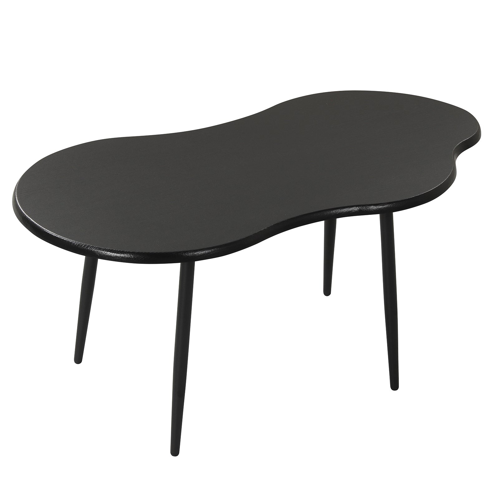 Cloud Coffee Table 39.5 In, Irregular Center Table, Black Coffee Tables at Gallery Canada