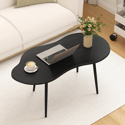 Cloud Coffee Table 39.5 In, Irregular Center Table, Black Coffee Tables at Gallery Canada