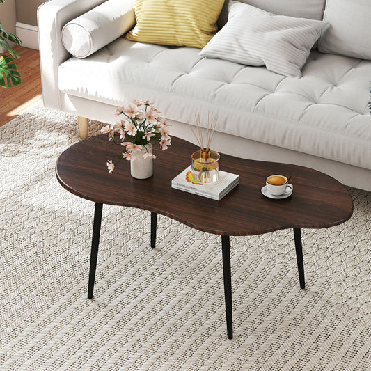 Cloud Shape Coffee Table, 39.5", Walnut Coffee Tables Walnut at Gallery Canada