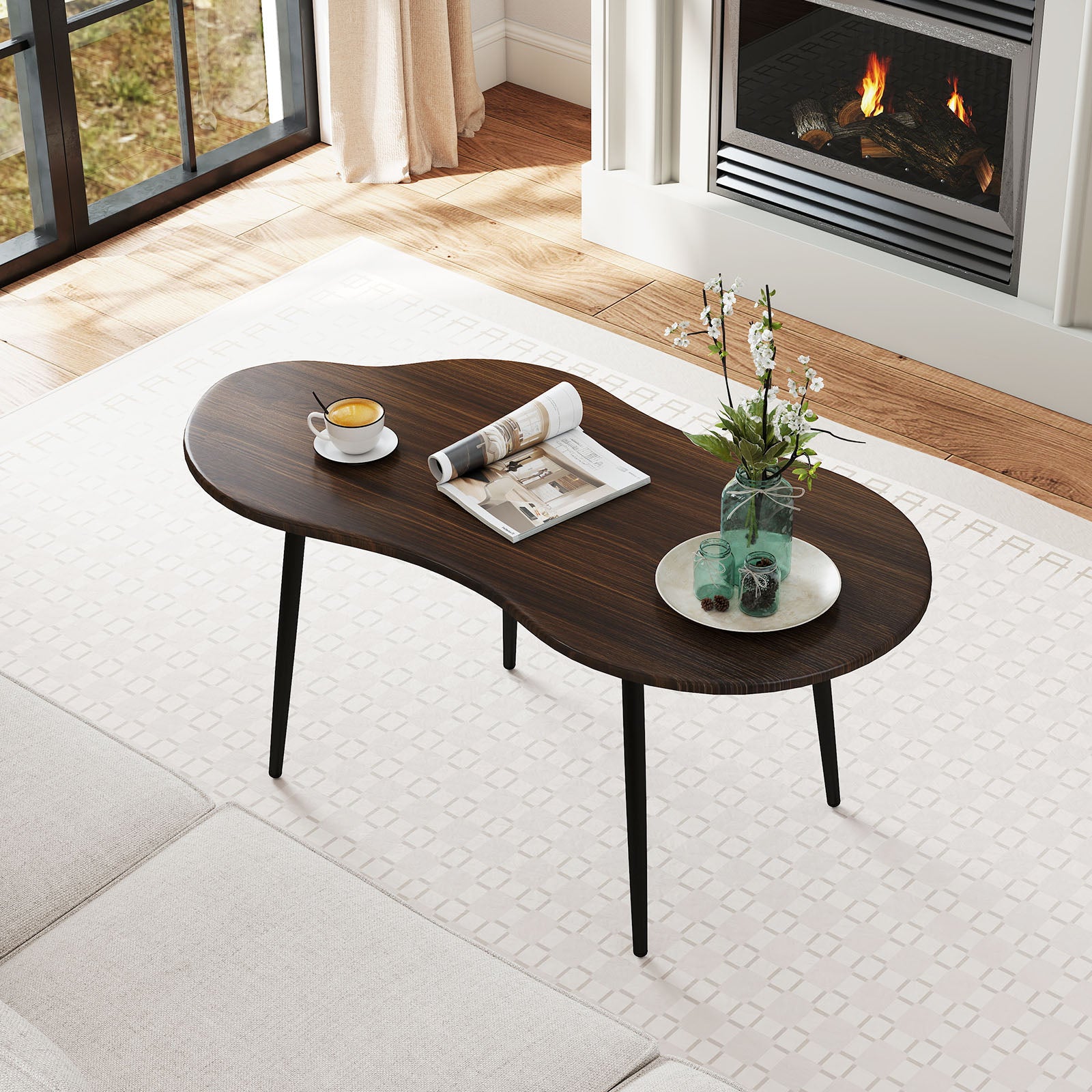 Cloud Shape Coffee Table, 39.5