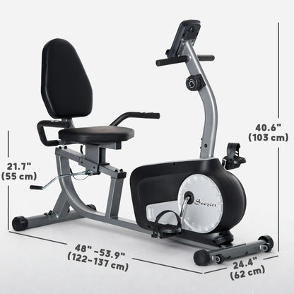 Exercise Bike, 8-Level Magnetic Resistance, LCD Display, Adjustable Seat Exercise & Stationary Bikes at Gallery Canada