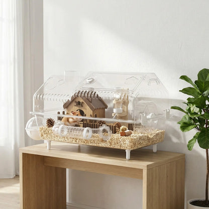 8 In 1 Hamster Cage With Accessories, 21.5" x 11.8" x 12.6" Hamster Cages at Gallery Canada