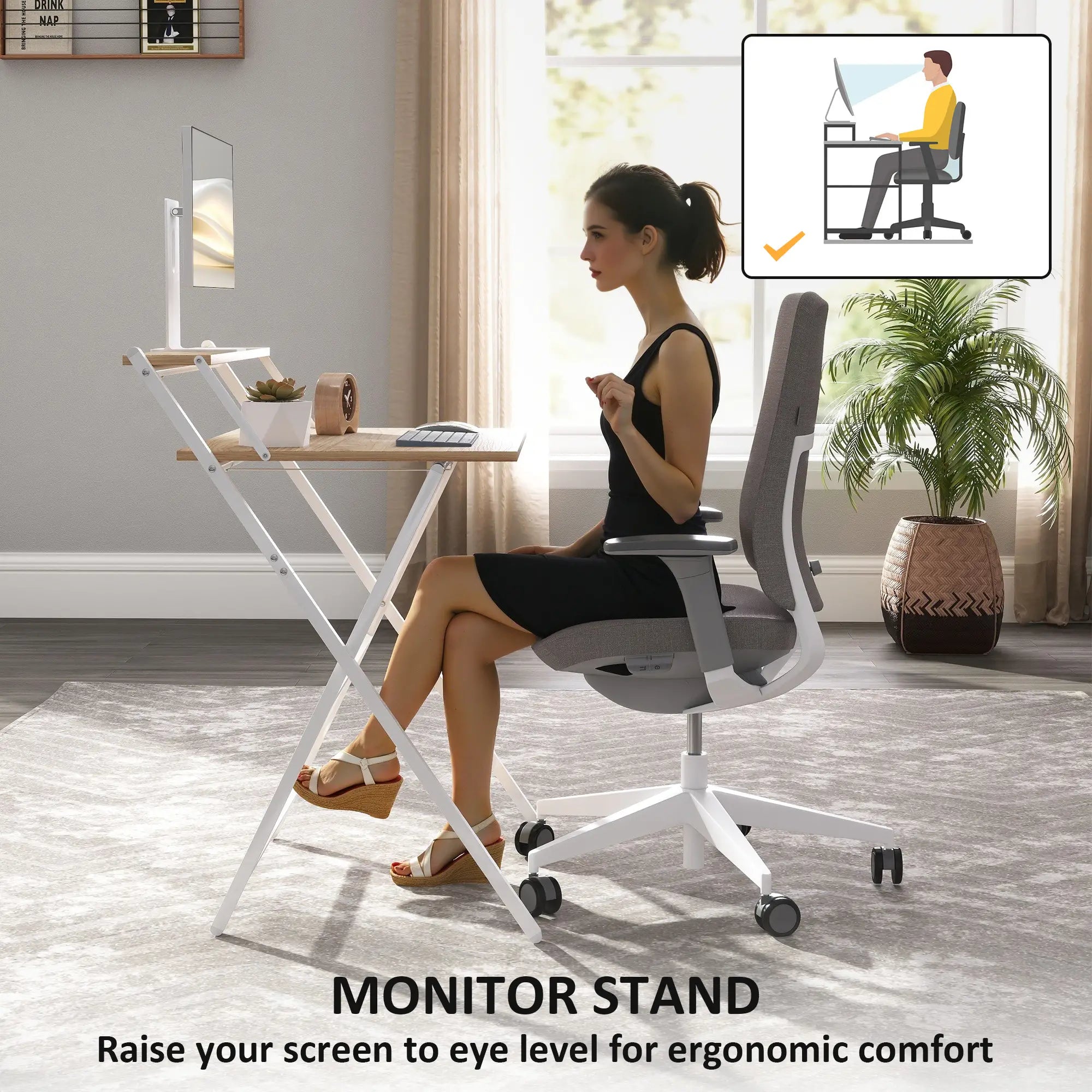 Folding Computer Desk, 27.6