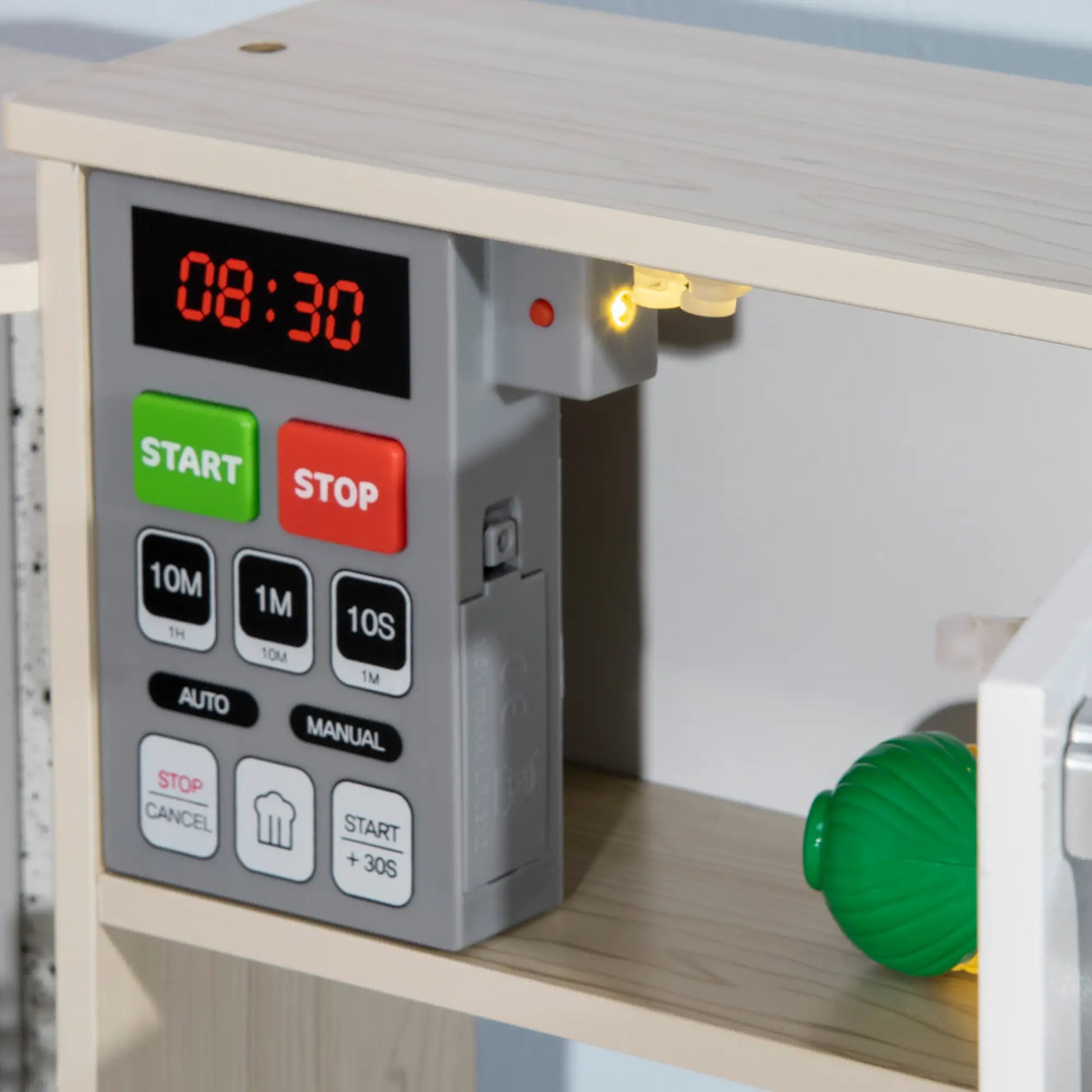 Wooden Play Kitchen with Lights, Sounds, Corner Playset, White Play Kitchen at Gallery Canada