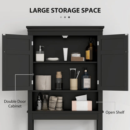 3-Tier Over Toilet Storage, Adjustable Shelf, Bathroom Laundry Bathroom Cabinets at Gallery Canada