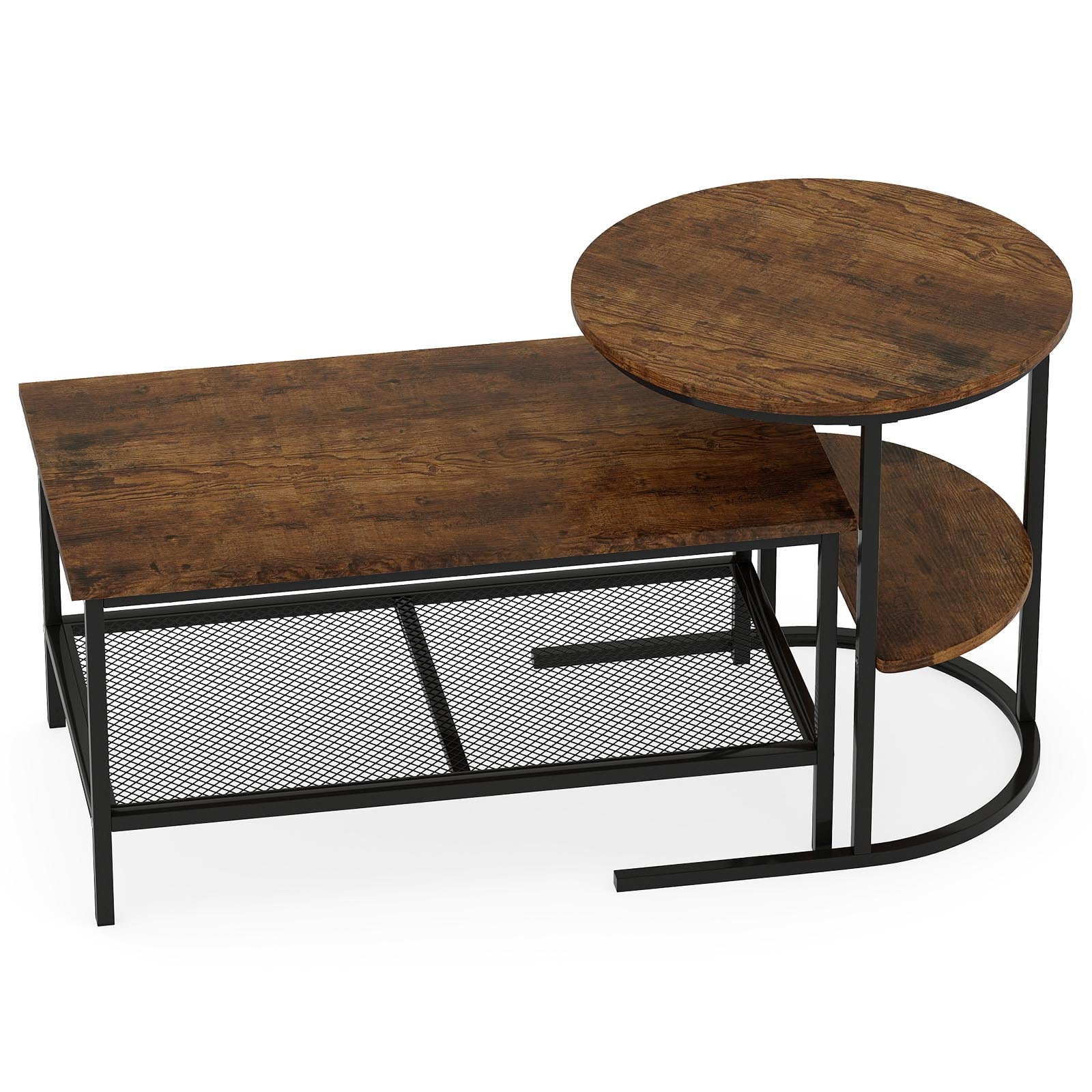 2-Tier Rectangle Coffee & End Table Coffee Tables at Gallery Canada