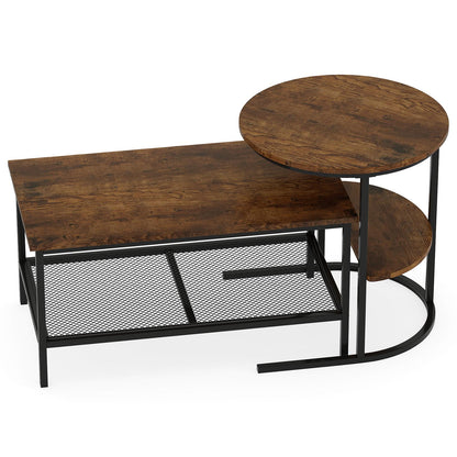 2-Tier Rectangle Coffee & End Table Coffee Tables at Gallery Canada