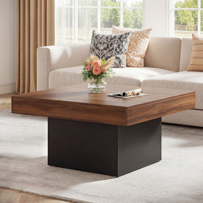 Coffee Table With LED Lights, Rustic Brown Coffee Tables at Gallery Canada
