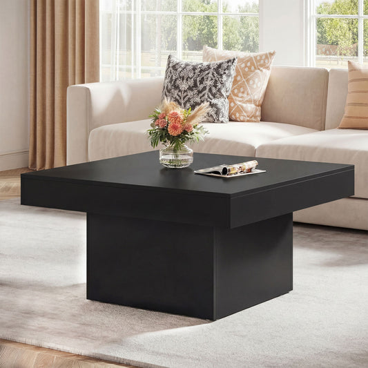 Coffee Table with LED Lights, Black Coffee Tables Black at Gallery Canada