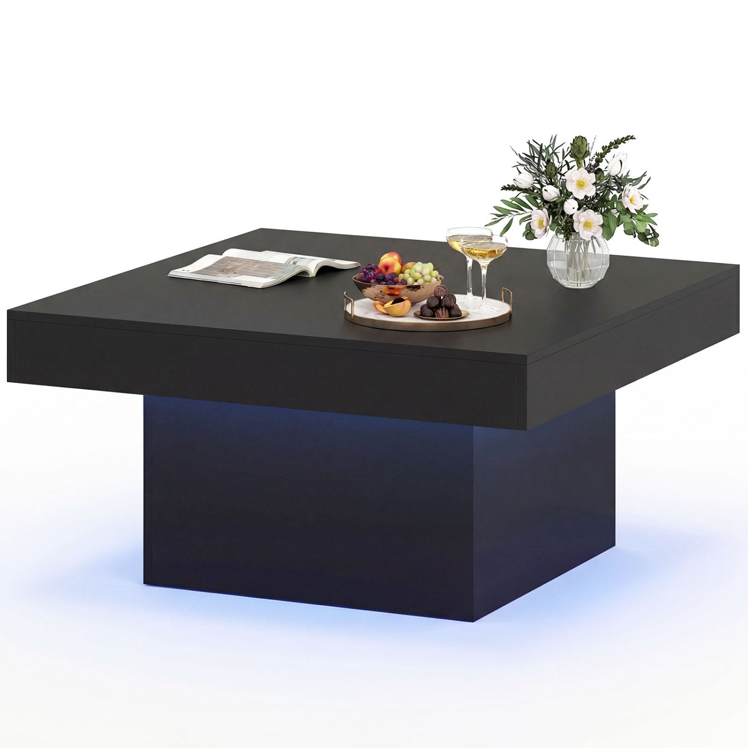 Coffee Table with LED Lights, Black Coffee Tables at Gallery Canada