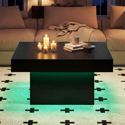Coffee Table with LED Lights, Black Coffee Tables at Gallery Canada