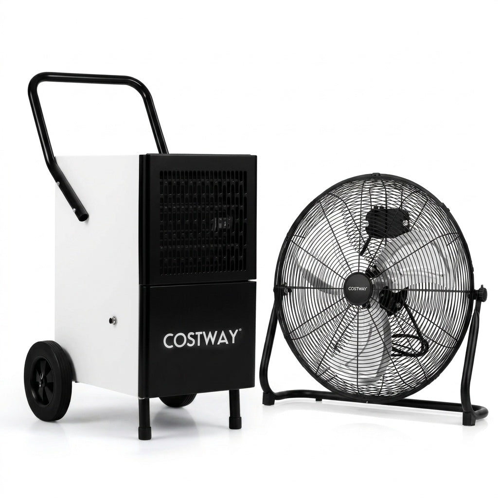 Commercial Dehumidifier Fan Combo Climate Control Appliances White + Black at Gallery Canada