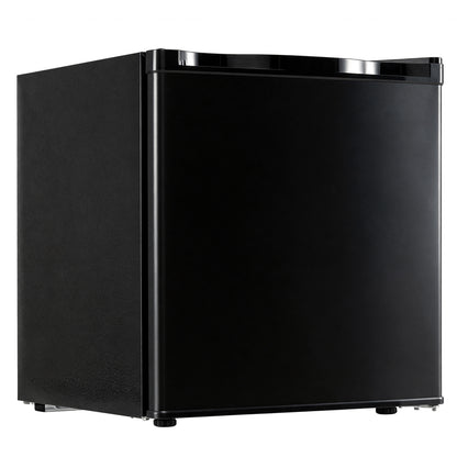 Compact Mini Fridge with 7-Level Adjustable Thermostat, Black Refrigerators Black at Gallery Canada