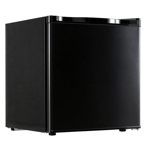 Compact Mini Fridge with 7-Level Adjustable Thermostat, Black