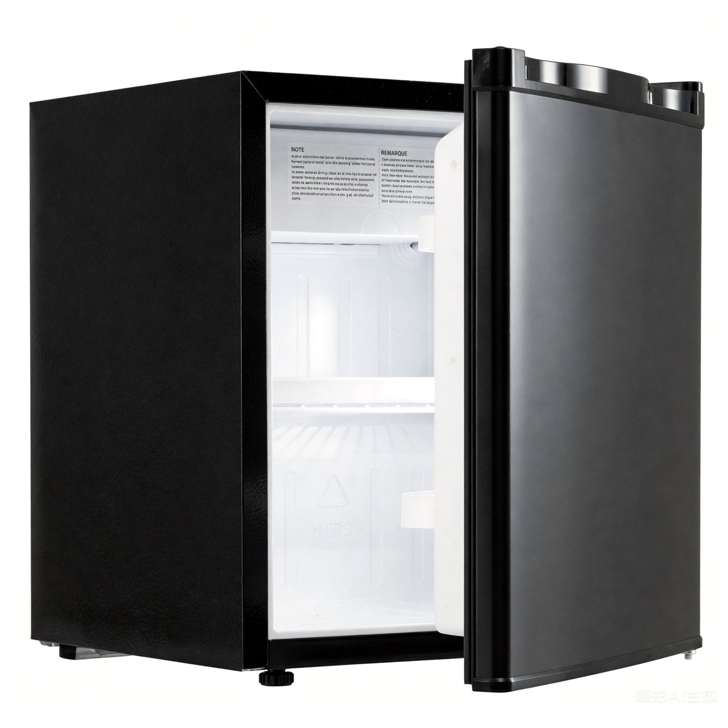Compact Mini Fridge with 7-Level Adjustable Thermostat, Black Refrigerators at Gallery Canada
